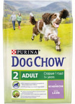 Dog Chow сухой корм для взрослых собак с ягненком 14 кг. 